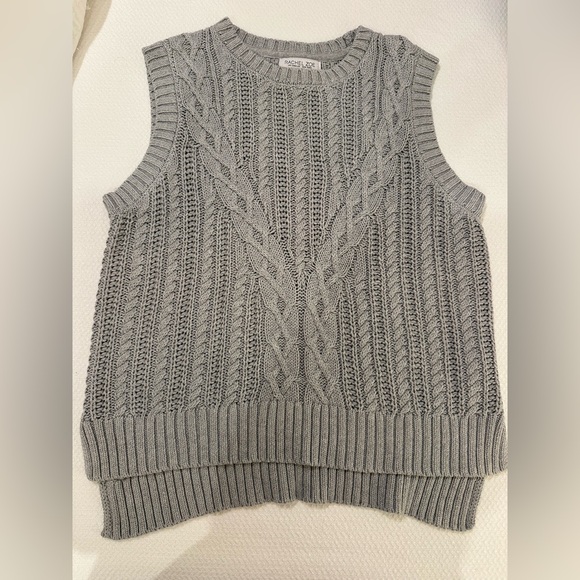 Rachel Zoe Light Gray Knit Sweater - Picture 1 of 12